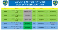 Adult Hurling & Minor Football League Seasons Begin This Weekend - 24th Feb