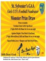 Girls U15 Fundraiser -Great Prize Draw & Tickets Available