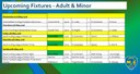 Adult Fixtures - 2nd -- 6th May 2018