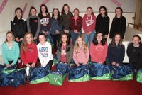 Girls under -14s at Féile 2016