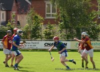 Junior hurlers in playoff position