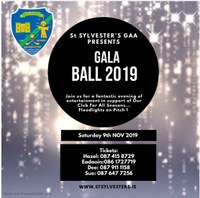St Sylvester’s Gala Ball 2019 -Sat 9th November 2019