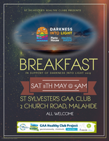 St Sylvester's Darkness Into Light Breakfast 
